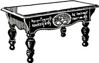 An illustration from The book of decorative furniture, its form, colour, & history (1911)