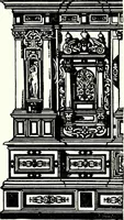 An illustration from The book of decorative furniture, its form, colour, & history (1911)