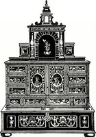 An illustration from The book of decorative furniture, its form, colour, & history (1911)