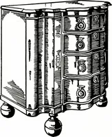 An illustration from The book of decorative furniture, its form, colour, & history (1911)