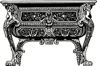 Picture 322 of 375 from The book of decorative furniture, its form, colour, & history (1911), leaf 429