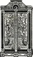 An illustration from The book of decorative furniture, its form, colour, & history (1911)