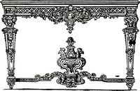 An illustration from The book of decorative furniture, its form, colour, & history (1911)