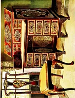 An illustration from The book of decorative furniture, its form, colour, & history (1911)