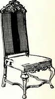 An illustration from The book of decorative furniture, its form, colour, & history (1911)