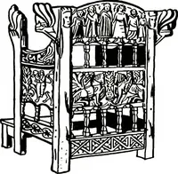 An illustration from The book of decorative furniture, its form, colour, & history (1911)
