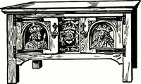 An illustration from The book of decorative furniture, its form, colour, & history (1911)