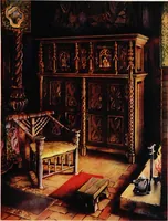 An illustration from The book of decorative furniture, its form, colour, & history (1911)
