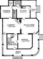 Picture 196 of 689 from Radford's artistic homes; 250 designs ... (1908), leaf 85