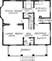 Picture 205 of 689 from Radford's artistic homes; 250 designs ... (1908), leaf 88