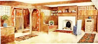 An illustration from Houses and gardens (1906)