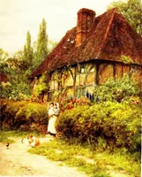 An illustration from The cottage homes of England (1909)