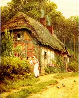An illustration from The cottage homes of England (1909)