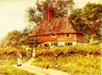 An illustration from The cottage homes of England (1909)