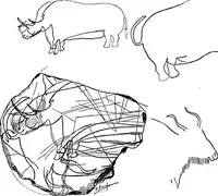 An illustration from Men of the old stone age, their environment, life and art (1918)