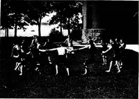 An illustration from Play, comprising games for the kindergarten, playground, schoolroom and college; how to coach and play girls' basket-ball, etc (1918)