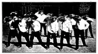 An illustration from Graded games and rhythmic exercises for primary schools (for the school room and playground) (1907)