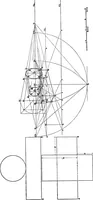 An illustration from Elementary perspective arranged to meet the requirements of architects, draughtmen, and students (1913)