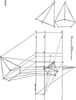 An illustration from Elementary perspective arranged to meet the requirements of architects, draughtmen, and students (1913)