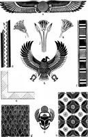 An illustration from Ancient Egyptian, Assyrian, and Persian costumes and decorations (1920)