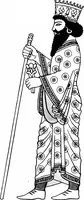 Picture 44 of 52 from Ancient Egyptian, Assyrian, and Persian costumes and decorations (1920), leaf 98