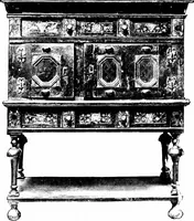 An illustration from The house beautiful and useful; being practical suggestions on furnishing and decoration (1907)