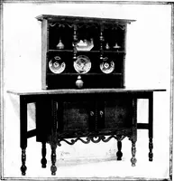 An illustration from The house beautiful and useful; being practical suggestions on furnishing and decoration (1907)