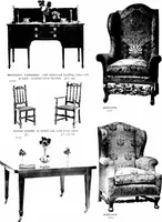 An illustration from The house beautiful and useful; being practical suggestions on furnishing and decoration (1907)