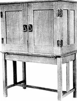 An illustration from The house beautiful and useful; being practical suggestions on furnishing and decoration (1907)