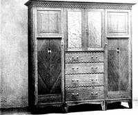 An illustration from The house beautiful and useful; being practical suggestions on furnishing and decoration (1907)