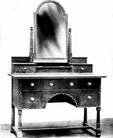 An illustration from The house beautiful and useful; being practical suggestions on furnishing and decoration (1907)