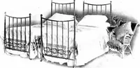 An illustration from The house beautiful and useful; being practical suggestions on furnishing and decoration (1907)