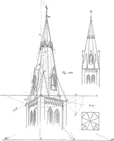 An illustration from Applied perspective, for architects and painters (1901)