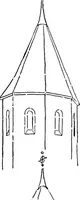 An illustration from Applied perspective, for architects and painters (1901)
