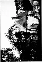 An illustration from Small French buildings; the architecture of town and country, comprising cottages, farmhouses, minor chateaux or manors with their farm groups, small town dwellings, and a few churches (1921)