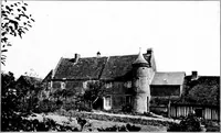 An illustration from Small French buildings; the architecture of town and country, comprising cottages, farmhouses, minor chateaux or manors with their farm groups, small town dwellings, and a few churches (1921)