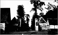 An illustration from Small French buildings; the architecture of town and country, comprising cottages, farmhouses, minor chateaux or manors with their farm groups, small town dwellings, and a few churches (1921)