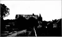 An illustration from Small French buildings; the architecture of town and country, comprising cottages, farmhouses, minor chateaux or manors with their farm groups, small town dwellings, and a few churches (1921)