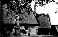 An illustration from Small French buildings; the architecture of town and country, comprising cottages, farmhouses, minor chateaux or manors with their farm groups, small town dwellings, and a few churches (1921)
