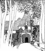 Picture 137 of 171 from Small French buildings; the architecture of town and country, comprising cottages, farmhouses, minor chateaux or manors with their farm groups, small town dwellings, and a few churches (1921), leaf 240