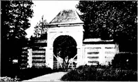 An illustration from Small French buildings; the architecture of town and country, comprising cottages, farmhouses, minor chateaux or manors with their farm groups, small town dwellings, and a few churches (1921)