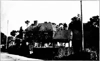 An illustration from Small French buildings; the architecture of town and country, comprising cottages, farmhouses, minor chateaux or manors with their farm groups, small town dwellings, and a few churches (1921)