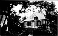 An illustration from Small French buildings; the architecture of town and country, comprising cottages, farmhouses, minor chateaux or manors with their farm groups, small town dwellings, and a few churches (1921)