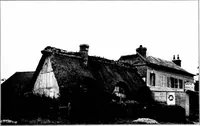An illustration from Small French buildings; the architecture of town and country, comprising cottages, farmhouses, minor chateaux or manors with their farm groups, small town dwellings, and a few churches (1921)