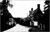 An illustration from Small French buildings; the architecture of town and country, comprising cottages, farmhouses, minor chateaux or manors with their farm groups, small town dwellings, and a few churches (1921)