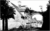An illustration from Small French buildings; the architecture of town and country, comprising cottages, farmhouses, minor chateaux or manors with their farm groups, small town dwellings, and a few churches (1921)