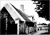 An illustration from Small French buildings; the architecture of town and country, comprising cottages, farmhouses, minor chateaux or manors with their farm groups, small town dwellings, and a few churches (1921)