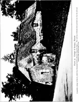 An illustration from Small French buildings; the architecture of town and country, comprising cottages, farmhouses, minor chateaux or manors with their farm groups, small town dwellings, and a few churches (1921)