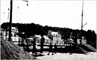 An illustration from Small French buildings; the architecture of town and country, comprising cottages, farmhouses, minor chateaux or manors with their farm groups, small town dwellings, and a few churches (1921)