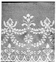 An illustration from The romance of the lace pillow; being the history of lace-making in Bucks, Beds, Northants and neighbouring counties, together with some account of the lace industries of Devon and Ireland (1919)